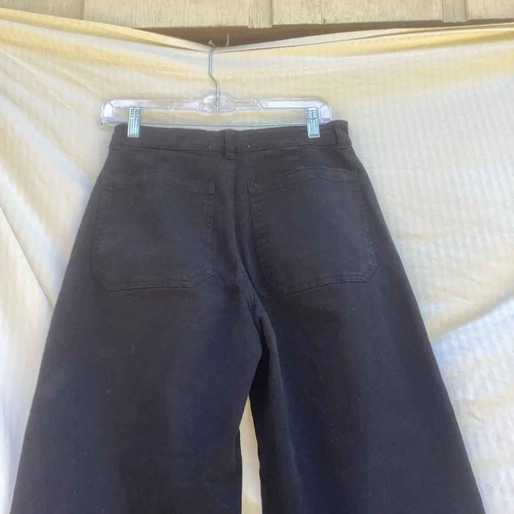 Everlane Black Straight-Leg organic cotton Chinos, size 4